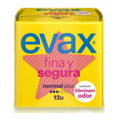 Assorbenti Normali con Ali Evax (12 uds)