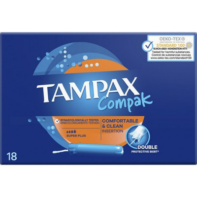 Assorbente Interno Super Plus Compak Tampax (22 uds)