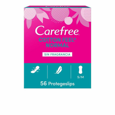 Salvaslip Traspirante Carefree Cotton Feel (56 uds)