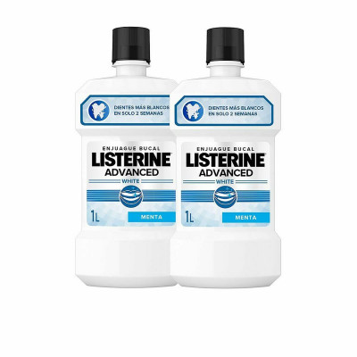 Colluttorio Listerine Advanced White Sbiancante (2 x 1 L)