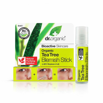 Trattamento Pelli con Acne Dr.Organic Bioactive Organic Roll-On Albero del tè (8 ml)