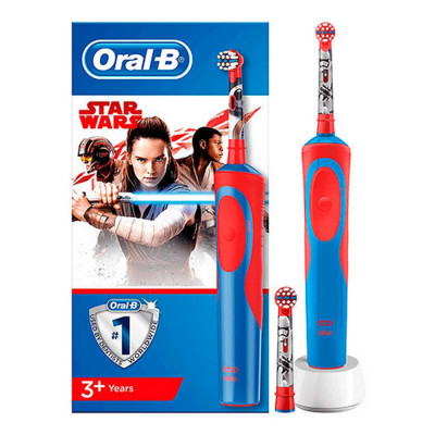 Spazzolino da Denti Elettrico Oral-B Star Wars Rosso Azzurro