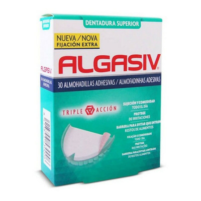 Cuscinetti Adesivi per Dentiere Superior Algasiv (30 uds)