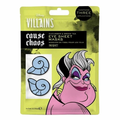 Maschera per il Contorno Occhi Mad Beauty Disney Villains Ursula (6 x 5 ml)