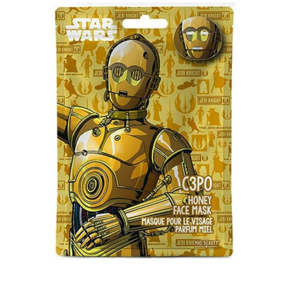 Maschera Viso Mad Beauty Star Wars C3PO Miele (25 ml)