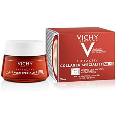 Crema Notte Antirughe Vichy Lftactiv Collagen Specialist (50 ml)