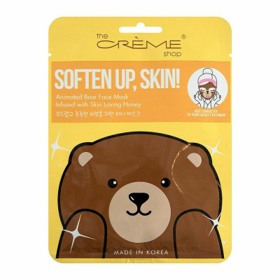 Maschera Viso The Crème Shop Soften Up, Skin! Bear (25 g)