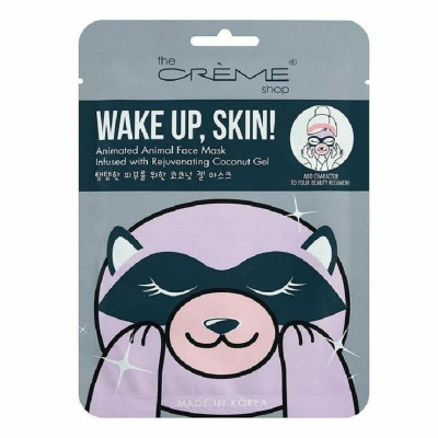 Maschera Viso The Crème Shop Wake Up, Skin! Raccoon (25 g)