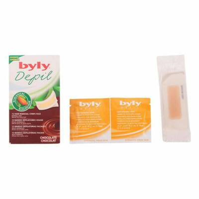 Strisce Depilatorie Viso Byly Depil (12 Unità)