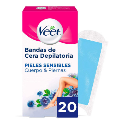 Strisce Depilatorie Corpo Veet 3077449x (20 Unità) (20 uds)