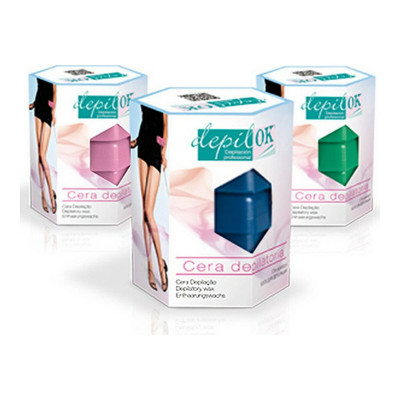 Cera Depilatoria Corpo Depil Ok Cera Azul (300 g)