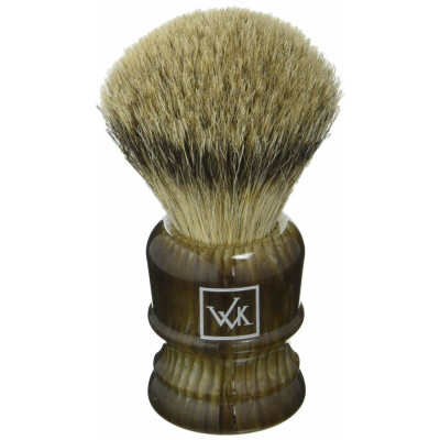 Pennello da Barba Walkiria 2646 Naturale Marrone Metacrilato