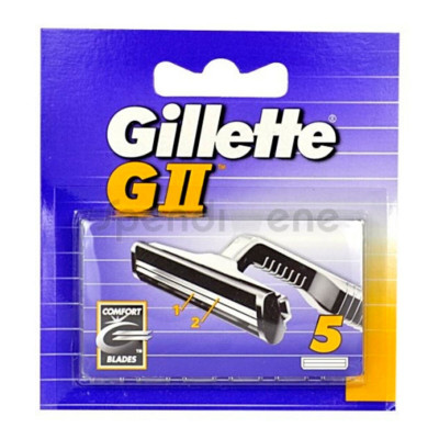Ricambio di Lamette per Rasatura GII Gillette Ii (5 pcs)