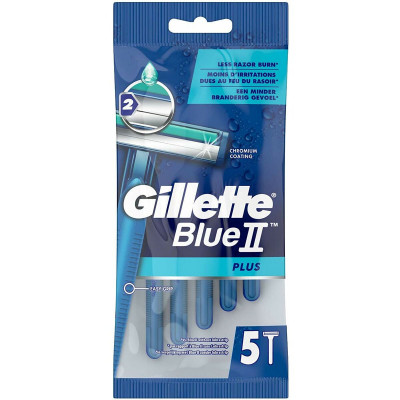 Lame per rasatura Gillette Blue Ii Plus 5 Unità