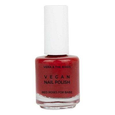 Smalto per unghie Vegan Nail Polish Vera  The Birds Red Roses for Babe (14 ml)