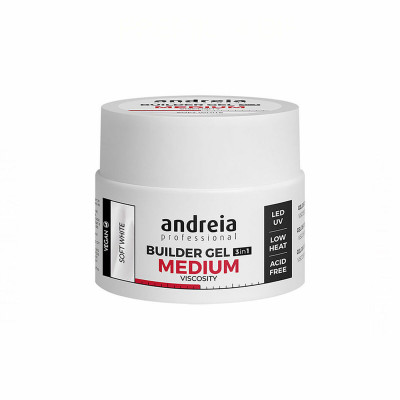 Gel per unghie Medium Viscosity Andreia HG0BGMVSW44 Bianco (44 g)