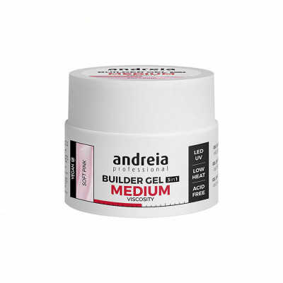 Gel per unghie Medium Viscosity Andreia Professional Builder Rosa (44 g)