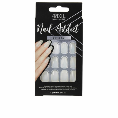 Unghie Finte Ardell Nail Addict Natural Ovalada (24 pcs)