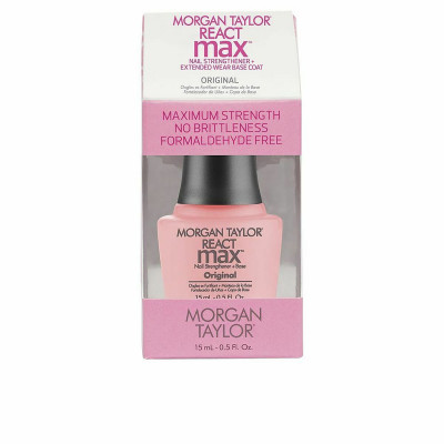 Indurente per Unghie Morgan Taylor React Max Original 2 in 1 Strato base (15 ml)