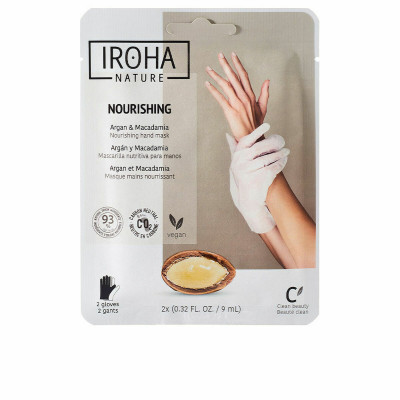 Guanti per Trattamento Mani Iroha Argan Macadamia Macadamia Argan