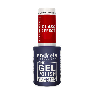 Smalto per unghie Andreia Glass Effect Rosso Granato 10,5 ml