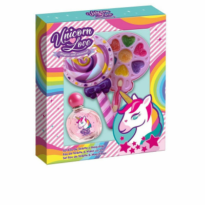 Set di Trucchi per Bambini Cartoon Unicorn Love Leccalecca Bi (9 pcs)