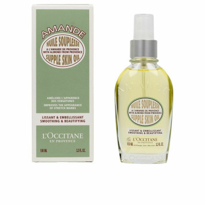 Olio Corpo LOccitane En Provence Supple skin Olio di Mandorle (100 ml)