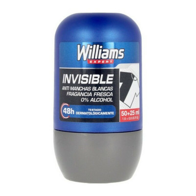 Deodorante Roll-on Invisible Williams (75 ml)