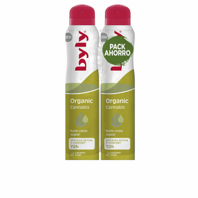 Deodorante Spray Byly Organic Cannabis 2 Unità 200 ml