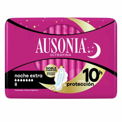 Assorbenti da Notte Ausonia Extra (8 uds)