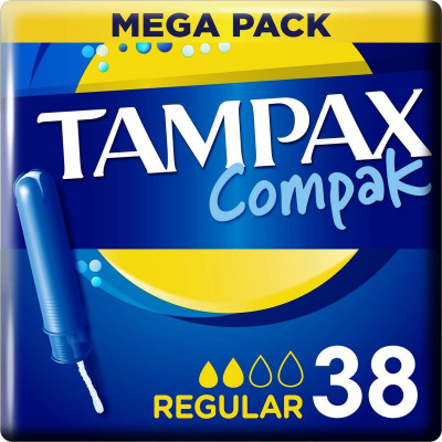 Assorbenti Interni Regolari Tampax Compak 38 unidades