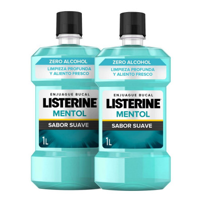 Colluttorio Listerine Zero Enjuague Bucal Lote 1 L (2 x 1000 ml)