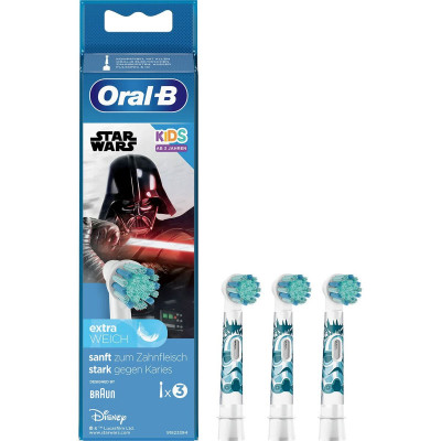 Testina di Ricambio Oral-B Stages Power Star Wars 3 Unità