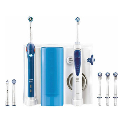 Spazzolino da Denti Elettrico + Idropulsore Dentale Oral-B Azzurro (1 Pezzi)