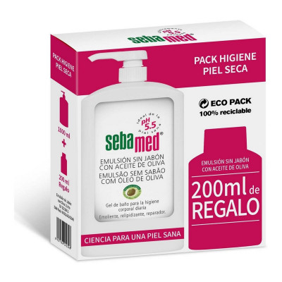 Set di igiene Sebamed Lozione Bagno Senza Sapone Olio dOliva (2 pcs)