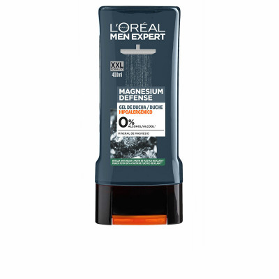 Gel Doccia LOreal Make Up Men Expert Magnesium Defense (400 ml)
