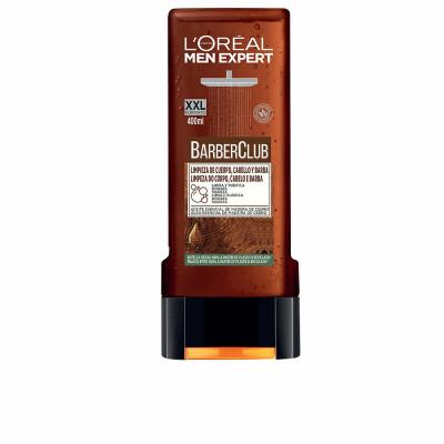 Gel Doccia Idratante LOreal Make Up Men Expert Barber Club Detergente (400 ml)