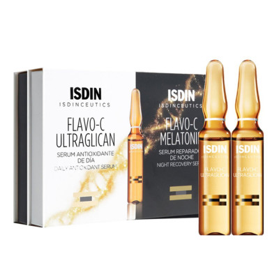 Siero Antiossidante Melatonin + Ultraglican Isdin (20 uds)