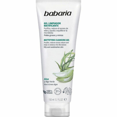 Gel Detergente Viso Babaria Matificante (150 ml)