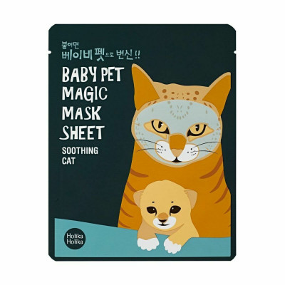 Maschera Viso Holika Holika Baby Pet Cat Calmante (22 ml)